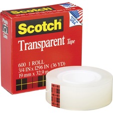 Scotch MMM600341296 Invisible Tape