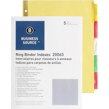 Business Source BSN20065 Tab Divider