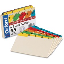 Oxford OXF04635 Index Card Guide