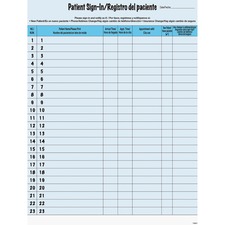 Tabbies TAB14541 Patient Sign-in Form