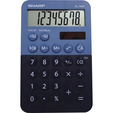 Sharp EL760RBBL Simple Calculator