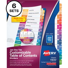 Avery AVE11830 Index Divider