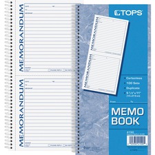 TOPS TOP4150 Memo Form Book