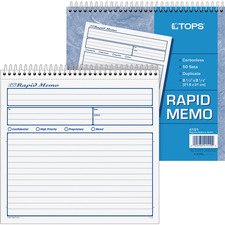 TOPS TOP4151 Memo Form Book