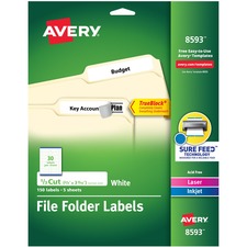 Avery 8593 File Folder Label
