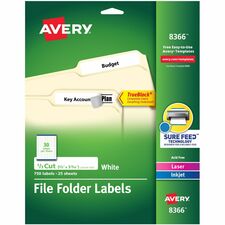 Avery 8366 File Folder Label