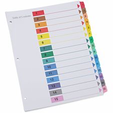 Universal UNV24808 Index Divider