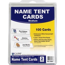 C-Line CLI87587 Tent Card