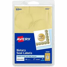 Avery 5868 Certificate Seal