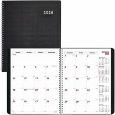 Brownline REDCB1262VBLK Planner