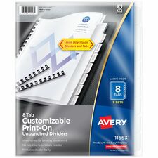 Avery 11553 Tab Divider