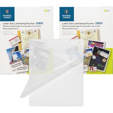 Business Source BSN20855BD Laminating Pouch