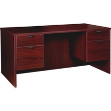 Lorell LLRPD3060QDPMY Pedestal Desk