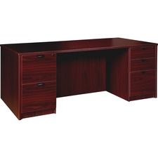 Lorell LLRPD3672DPMY Pedestal Desk