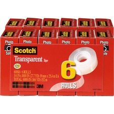 Scotch 600K6BD Invisible Tape