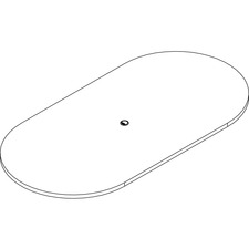 Lorell LLRPRT4896MY Table Top
