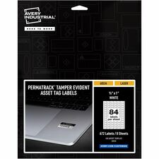 Avery 60534 Asset Tag Label