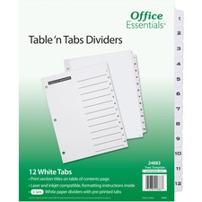 Avery 24883 Tab Divider