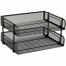 Mind Reader EMSESTACK2BLK Desk Tray