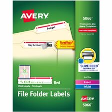 Avery 5066 File Folder Label