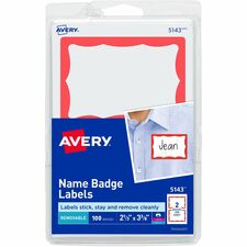 Avery 5143 Name Badge Label
