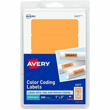Avery 5477 Color Coded Label