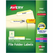 Avery 5966 File Folder Label
