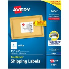 Avery 8464 Shipping Label