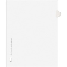Avery 11915 Index Divider