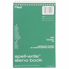 Mead MEA43080 Steno Book