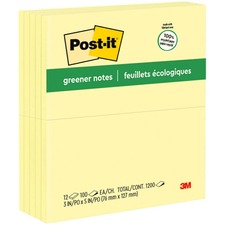 Post-it 655RPYW Adhesive Note