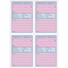 TOPS TOP4009 Message Book